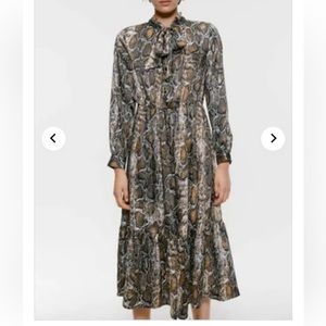 Zara Snake print dress